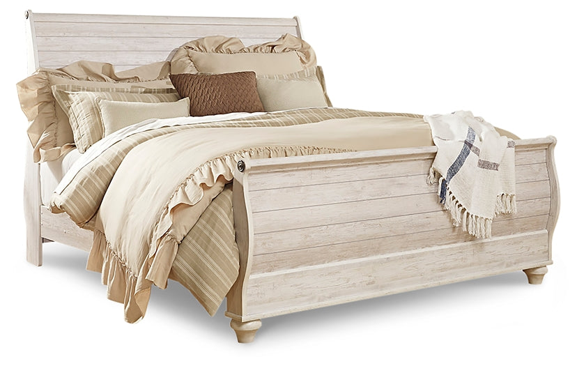 Willowton  Sleigh Bed