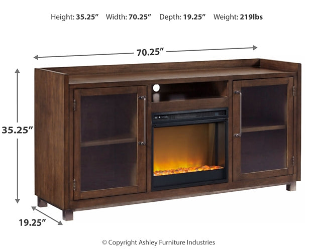 Starmore 70" TV Stand with Electric Fireplace