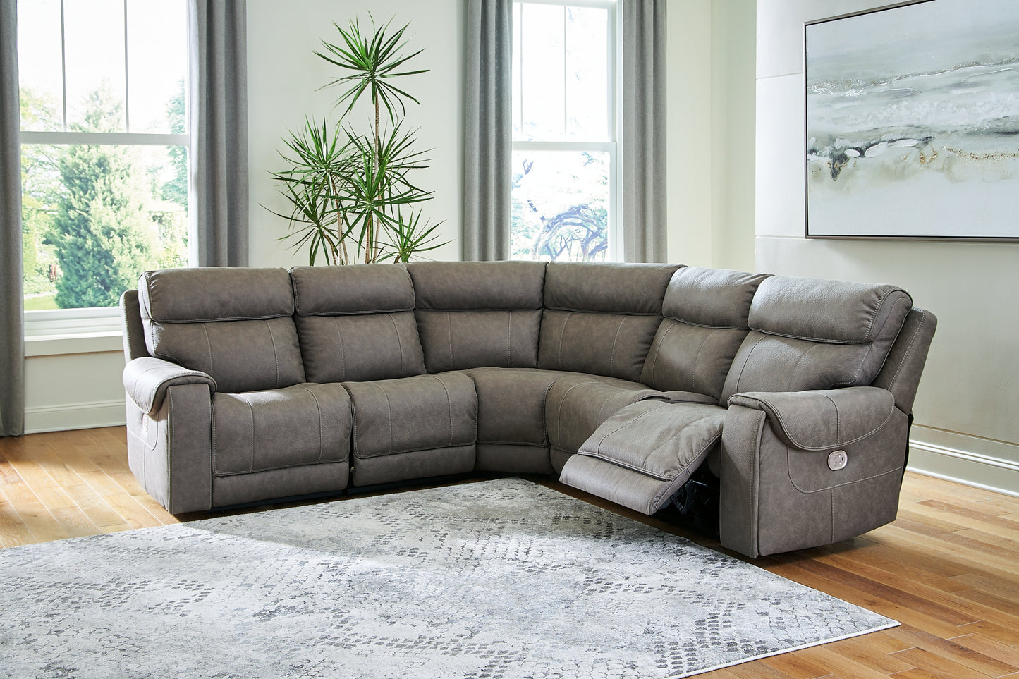 Starbot 5-Piece Power Reclining Sectional