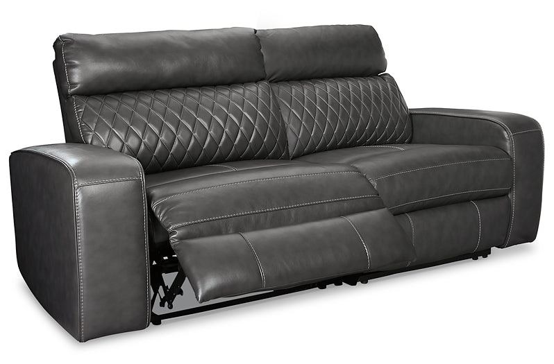 Samperstone 2-Piece Power Reclining Sectional Loveseat