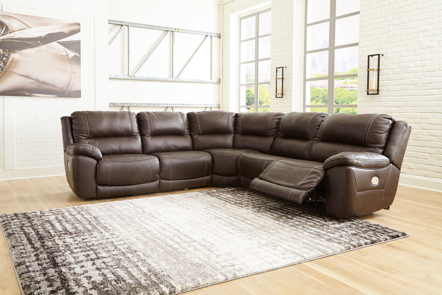 Dunleith 5-Piece Power Reclining Sectional