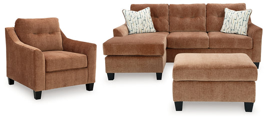 Amity Bay Sofa Chaise, Chair, and Ottoman