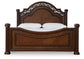 Lavinton King Poster Bed with Mirrored Dresser