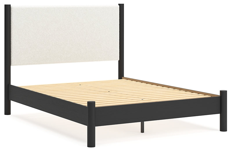 Cadmori  Upholstered Panel Bed