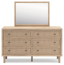 Load image into Gallery viewer, Cielden Queen Panel Bed with Mirrored Dresser
