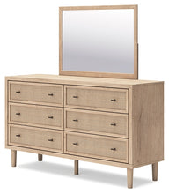 Load image into Gallery viewer, Cielden Queen Panel Bed with Mirrored Dresser
