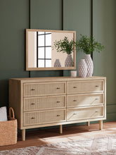 Load image into Gallery viewer, Cielden Queen Panel Bed with Mirrored Dresser
