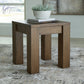 Rosswain Coffee Table with 2 End Tables