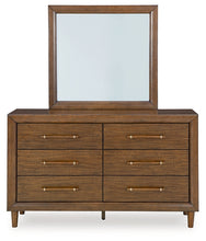 Load image into Gallery viewer, Lyncott Queen Upholstered Bed with Mirrored Dresser
