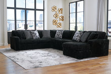 Load image into Gallery viewer, Midnight-Madness 4-Piece Sectional with Chaise
