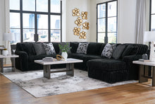 Load image into Gallery viewer, Midnight-Madness 4-Piece Sectional with Chaise
