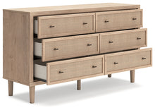 Load image into Gallery viewer, Cielden King Panel Headboard with Mirrored Dresser, Chest and 2 Nightstands
