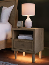 Load image into Gallery viewer, Cielden King Panel Headboard with Mirrored Dresser, Chest and 2 Nightstands
