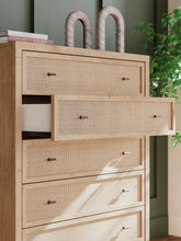 Load image into Gallery viewer, Cielden Queen Panel Headboard with Mirrored Dresser, Chest and 2 Nightstands
