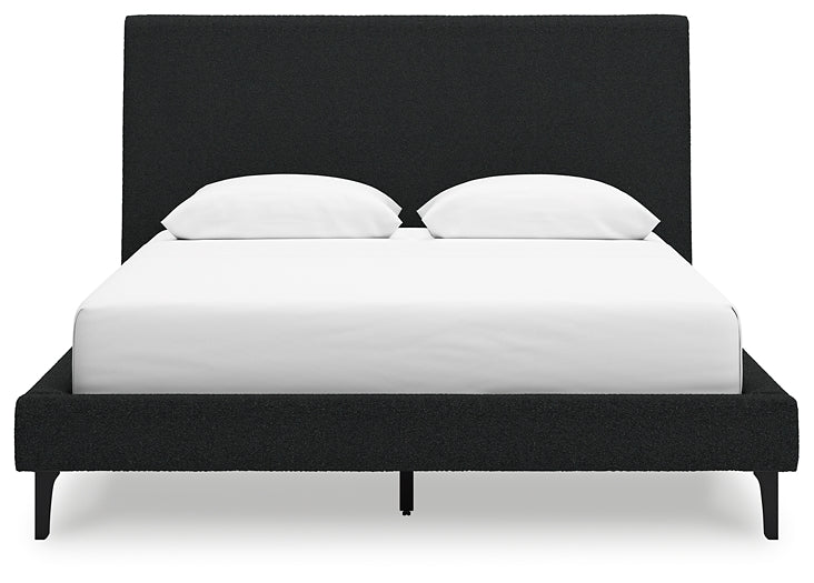 Cadmori Queen Upholstered Bed with Dresser and 2 Nightstands