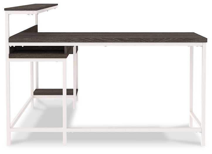 Dorrinson L-Desk with Storage