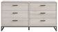 Socalle Six Drawer Dresser