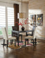 Kimonte Dining Table and 4 Chairs