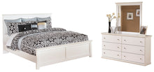 Load image into Gallery viewer, Bostwick Shoals King Panel Bed with Dresser
