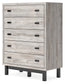 Vessalli Five Drawer Wide Chest