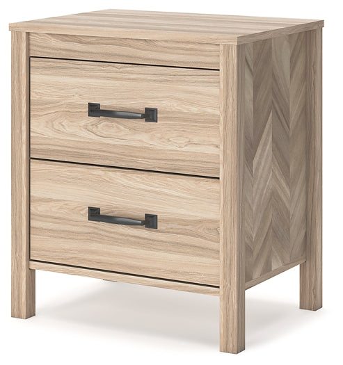 Battelle Two Drawer Night Stand