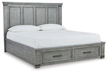 Load image into Gallery viewer, Russelyn California King Storage Bed with Mirrored Dresser, Chest and 2 Nightstands
