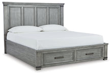 Load image into Gallery viewer, Russelyn California King Storage Bed with Mirrored Dresser
