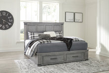 Load image into Gallery viewer, Russelyn California King Storage Bed with Mirrored Dresser
