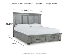 Load image into Gallery viewer, Russelyn California King Storage Bed with Mirrored Dresser
