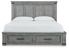 Load image into Gallery viewer, Russelyn California King Storage Bed with Mirrored Dresser
