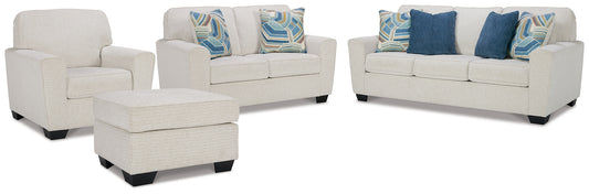 Cashton Sofa, Loveseat, Chair and Ottoman